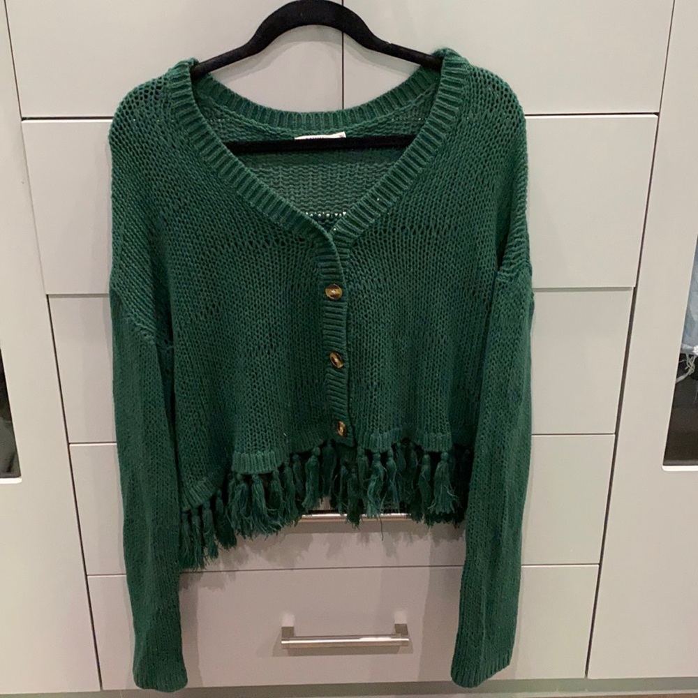 Tularosa fringe sweater
